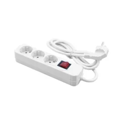 Regleta 3 tomas Mediarange con interruptor 1,4 m