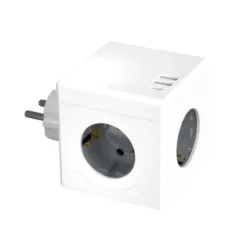 REGLETA Q-CONNECT DE CUBO ENCHUFE MULTIPLE POWER CUBE 6 EN 1 DIRECTO PARED 3 TOMAS DE CORRIENTE+2 USB+1 USB C