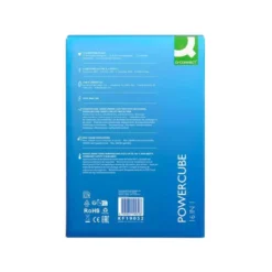 REGLETA Q-CONNECT ENCHUFE MULTIPLE 16 EN 1 CABLE 2 MT 12 TOMAS DE CORRIENTE+3 USB+1 USB TIPO C 120X120X210MM