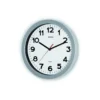 RELOJ MAUL STEP DE PARED REDONDO 30 CM DIAMETRO ELECTRICO COLOR PLATA