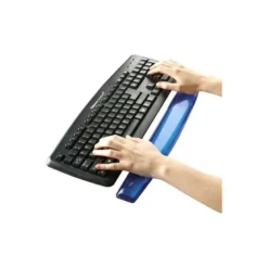 Reposamuñeca Fellowes para teclado color Azul