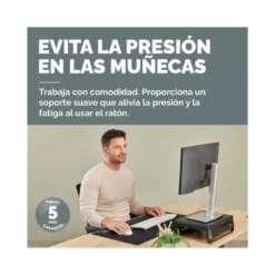 REPOSAMUÑECAS FELLOWES MINI BREYTA NEGRO 190X70X25 MM