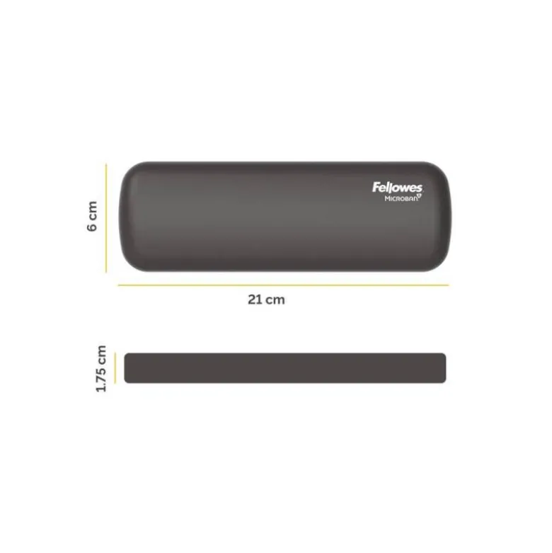 REPOSAMUÑECAS FELLOWES MINI BREYTA NEGRO 190X70X25 MM