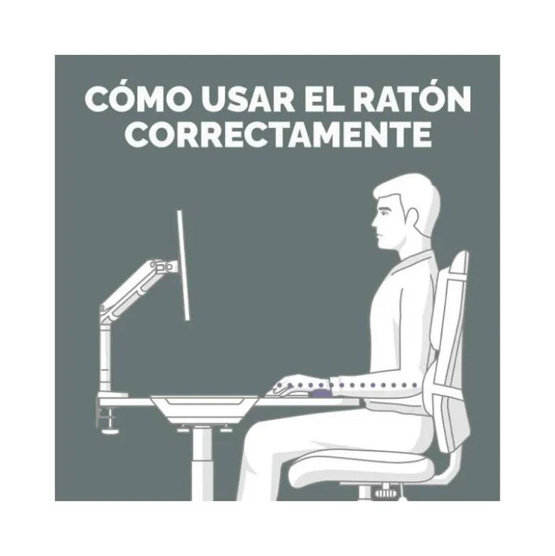 REPOSAMUÑECAS FELLOWES MINI BREYTA NEGRO 190X70X25 MM