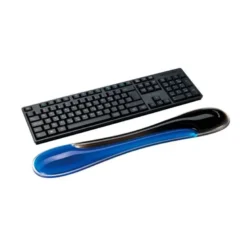 REPOSAMUÑECAS KENSINGTON DUO GEL PARA TECLADO SLIM COLOR NEGRO/AZUL 490X95X18 MM
