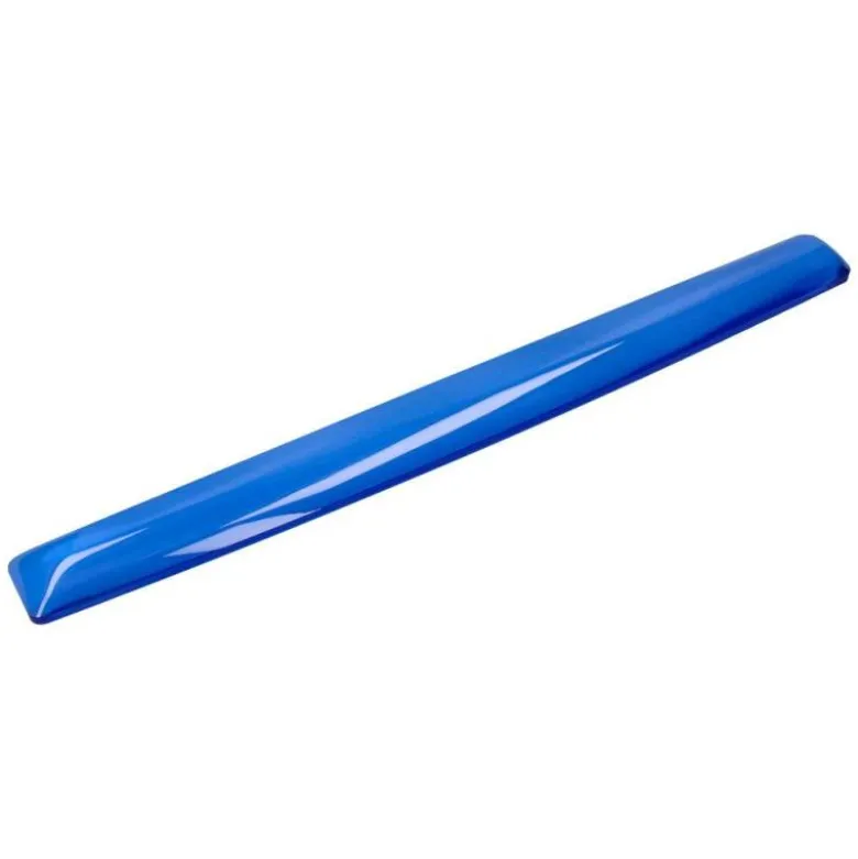 REPOSAMUÑECAS Q-CONNECT DE GEL PARA TECLADO COLOR AZUL 525X58X17 MM