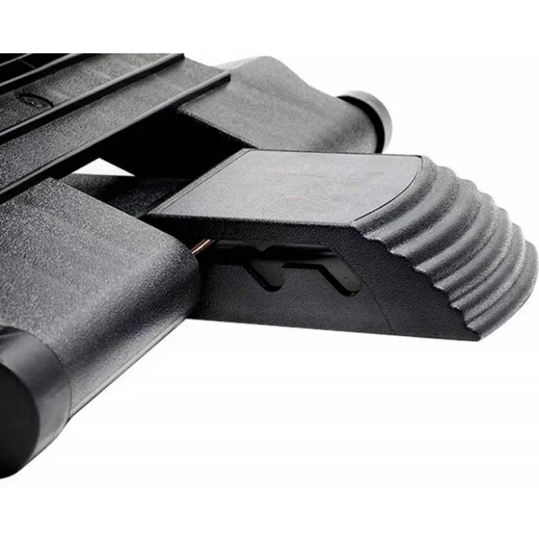 Reposapies ajustable Q-Connect premium con alfombrilla de caucho