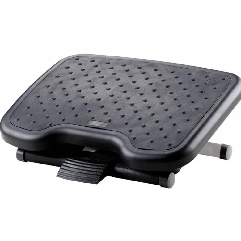 Reposapies ajustable Q-Connect premium con alfombrilla de caucho