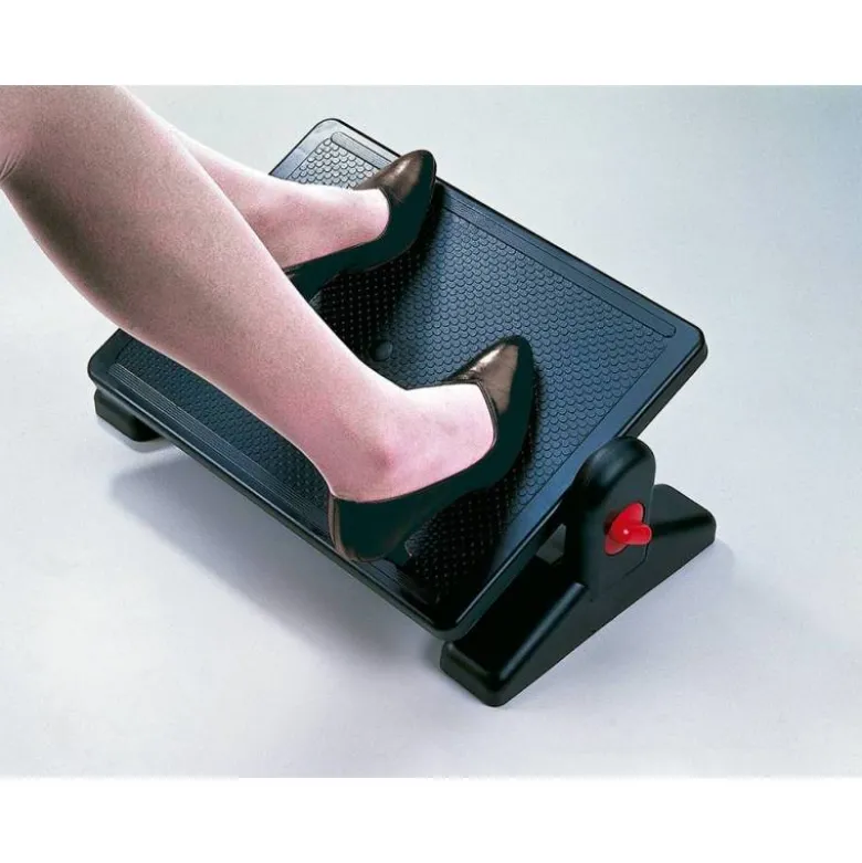 Reposapies plastico ajustable q-connect medidas 310 x 90 x 450 mm.