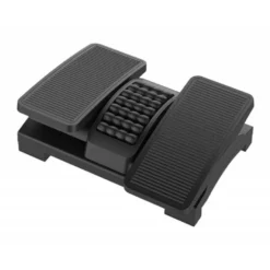 REPOSAPIES PLASTICO Q-CONNECT AJUSTABLE DERECHA IZQUIERDA 2 ALTURAS EFECTO MASAJE 430X320X110 MM