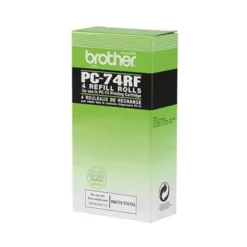 REPUESTO FAX T104/106 BROTHER DE TRANSFERENCIA TERMICA 4 BOBINAS DURACION 140 PAGINAS