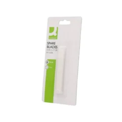 REPUESTO CUTER ESTRECHO CERAMICO Q-CONNECT 9MM BLISTER DE 6 UNIDADES PARA CUTER KF14388