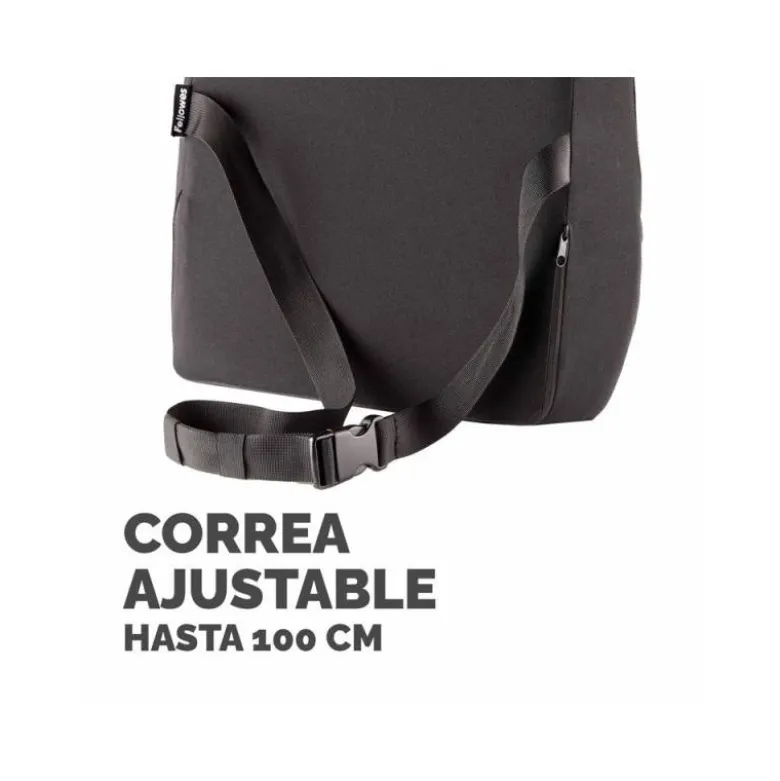 RESPALDO ERGONOMICO FELLOWES LUMBAR ACOLCHADO BREYTA COMFORT COLOR NEGRO 330X380X90 MM