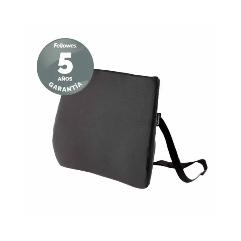 RESPALDO ERGONOMICO FELLOWES LUMBAR ACOLCHADO BREYTA COMFORT COLOR NEGRO 330X380X90 MM