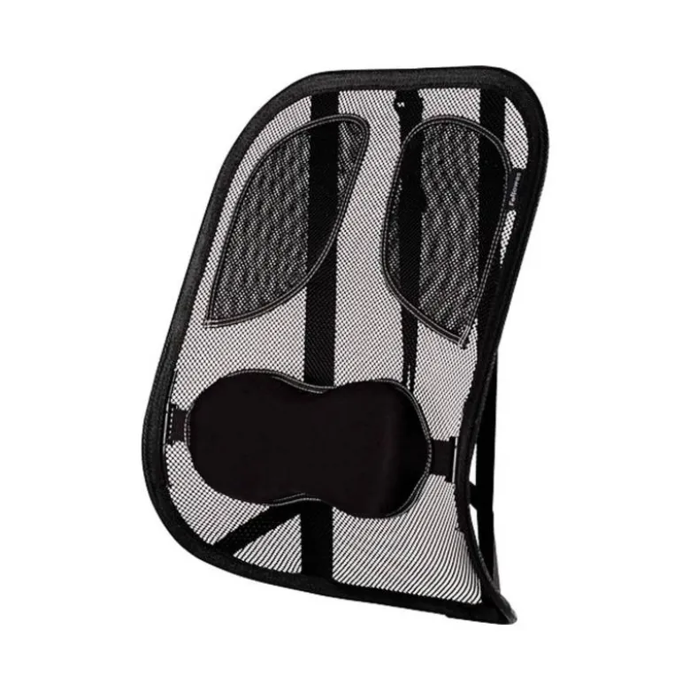 Respaldo ergonomico marca Fellowes mesh profesional apoyo lumbar ajustable