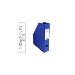 Revistero Plastico Exacompta color Azul 310x230x70 mm