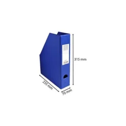Revistero Plastico Exacompta color Azul 310x230x70 mm