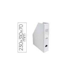 Revistero Plastico Exacompta color Blanco 310x230x70 mm
