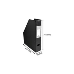 Revistero Plastico Exacompta color Negro 310x230x70 mm