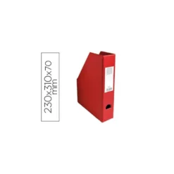 Revistero Plastico Exacompta color Rojo 310x230x70 mm
