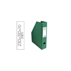 Revistero Plastico Exacompta color Verde 310x230x70 mm