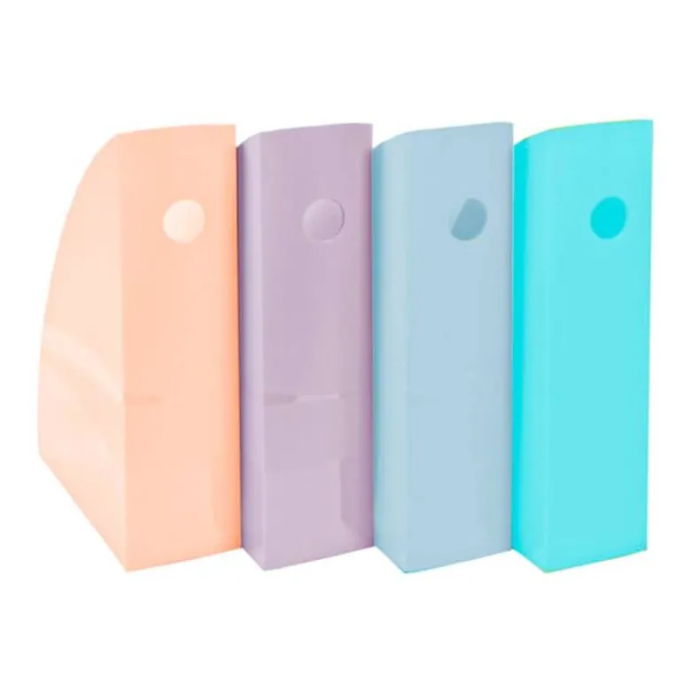 REVISTERO PLASTICO EXACOMPTA AQUAREL MAG-CUBE SET DE 4 UNIDADES COLORES PASTEL 266X328X305 MM