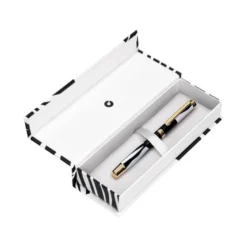 ROLLER BELIUS DUALITA CUERPO BLANCO COLOR NEGRO TINTA NEGRA CAJA DE DISEÑO