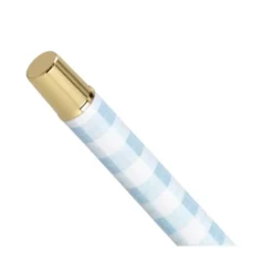 ROLLER BELIUS PERFECT PICNIC DAY ALUMINIO AZUL CELESTE DORADO TINTA COLOR NEGRO CAJA DE DISEÑO