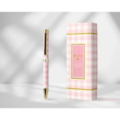 ROLLER BELIUS PERFECT PICNIC DAY ALUMINIO COLOR ROSA DORADO TINTA COLOR NEGRO CAJA DE DISEÑO