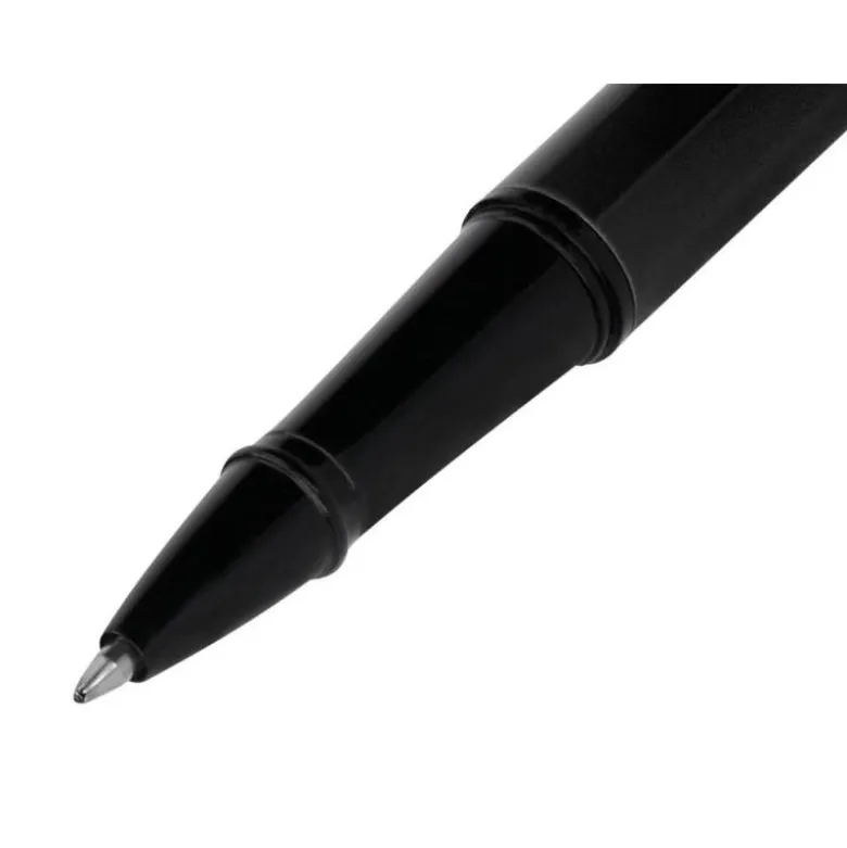 ROLLER BELIUS TURBO ALUMINIO COLOR NEGRO TINTA AZUL CAJA DE DISEÑO