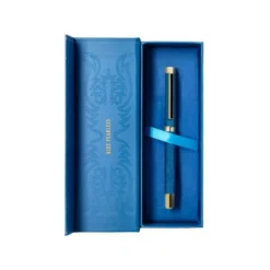 ROLLER BELIUS WILD WEST ALUMINIO COLOR AZUL MARINO DORADO TINTA COLOR NEGRO CAJA DE DISEÑO