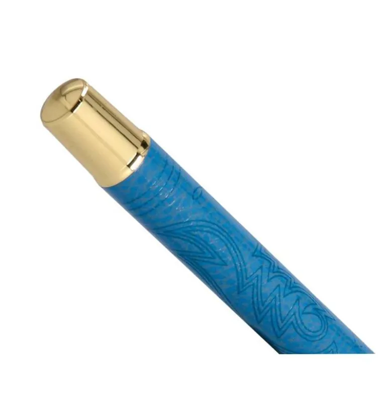 ROLLER BELIUS WILD WEST ALUMINIO COLOR AZUL MARINO DORADO TINTA COLOR NEGRO CAJA DE DISEÑO