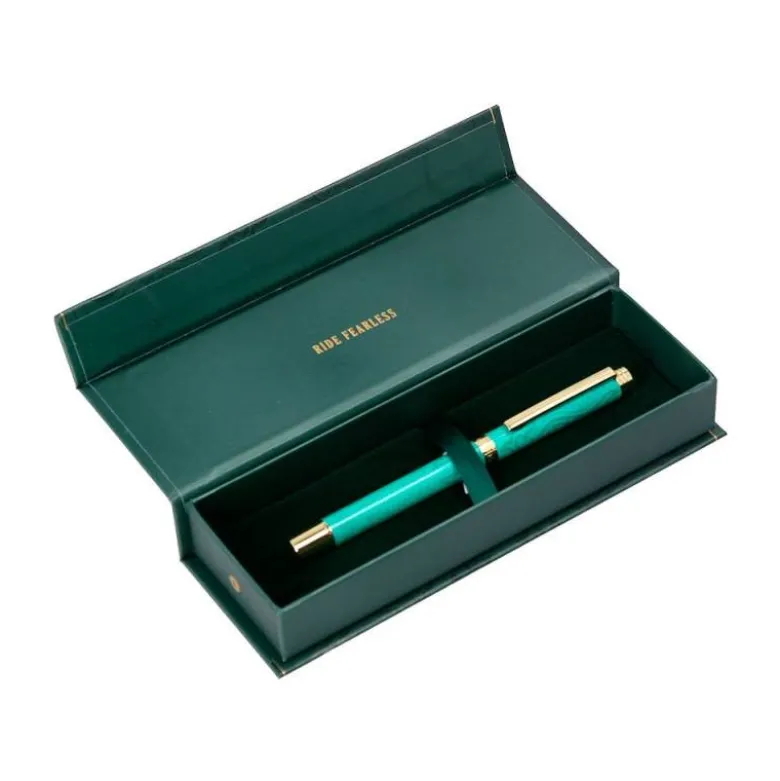 ROLLER BELIUS WILD WEST ALUMINIO COLOR VERDE DORADO TINTA COLOR NEGRO CAJA DE DISEÑO