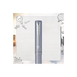 ROLLER PARKER VECTOR XL SILVER BLUE PUNTA FINA
