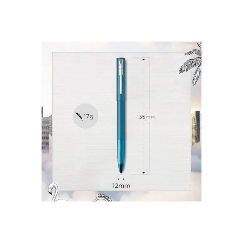 ROLLER PARKER VECTOR XL TEAL PUNTA FINA