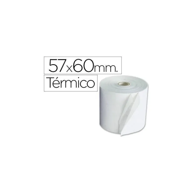 ROLLO SUMADORA EXACOMPTA TERMICO 57 MM X 60 MM 55 G/M2