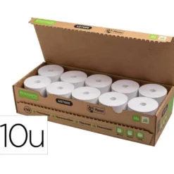 ROLLO SUMADORA EXACOMPTA TERMICO 80 X 80 MM 48 G/M2 SIN BISFENOL A NI PLASTICO