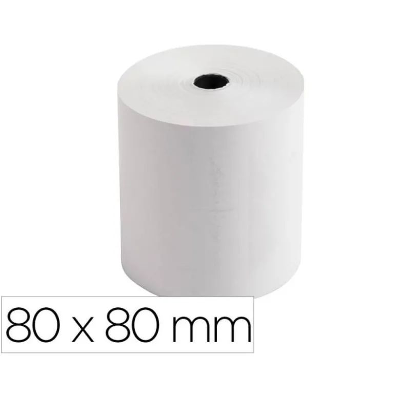 ROLLO SUMADORA EXACOMPTA TERMICO 80X80 MM 48 G/M2 SIN BPA