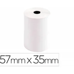 ROLLO SUMADORA EXACOMPTA SAFE CONTACT TERMICO 57 MM X 35 MM 44 G/M2