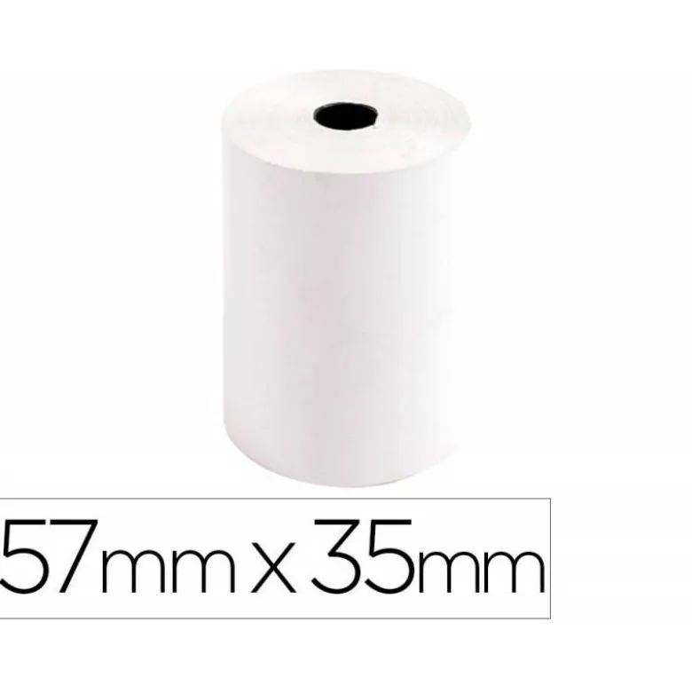 ROLLO SUMADORA EXACOMPTA SAFE CONTACT TERMICO 57 MM X 35 MM 44 G/M2
