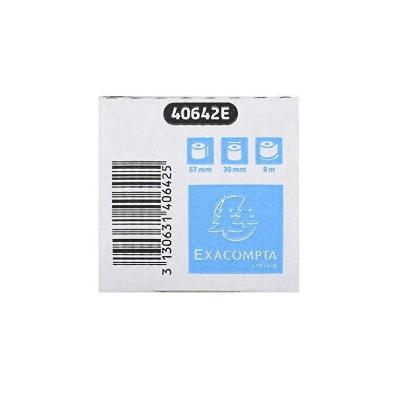 ROLLO SUMADORA EXACOMPTA TERMICO 57 MM X 30 MM 55 G/M2