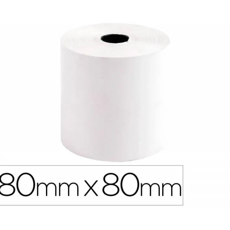 ROLLO SUMADORA EXACOMPTA TERMICO 80 MM X 80 MM 44 G/M2