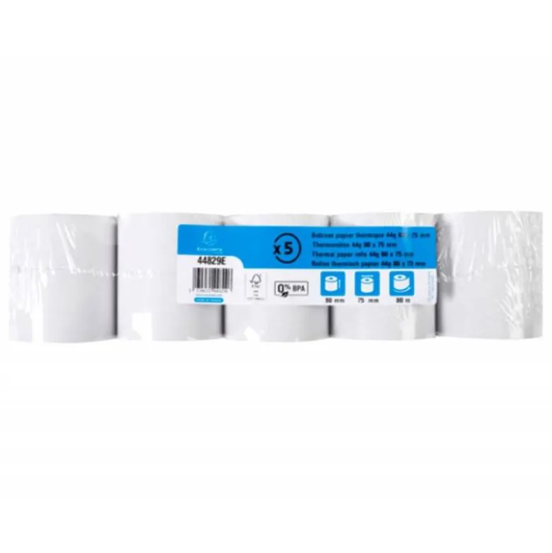ROLLO SUMADORA EXACOMPTA TERMICO 80 MM X 80 MM 44 G/M2