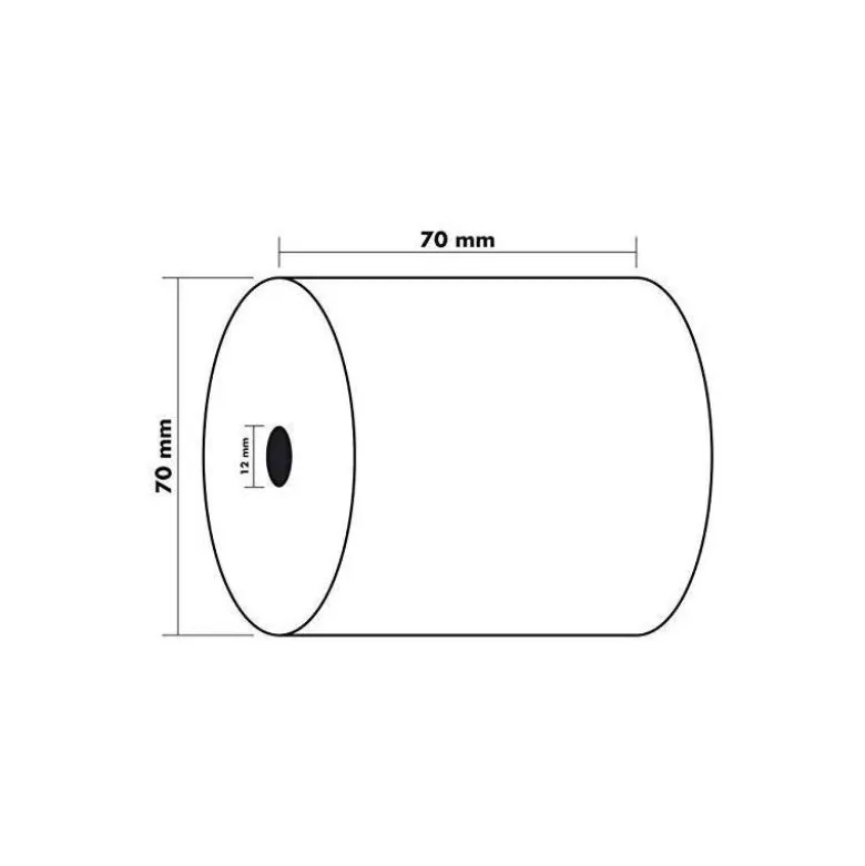 ROLLO SUMADORA EXACOMPTA ELECTRO OFFSET 70 MM X 70 MM 60 G/M2