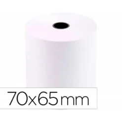 Rollo sumadora q-connect electro 70 mm ancho x 65 mm diametro