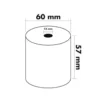 ROLLO SUMADORA TERMICO Q-CONNECT 57 MM ANCHO X 60 MM DIAMETRO SIN BISFENOL A PAPEL DE 70 G/M2