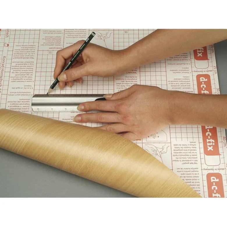 ROLLO ADHESIVO D-C-FIX AMARILLO LIMA ANCHO 45 CM LARGO 15 MT