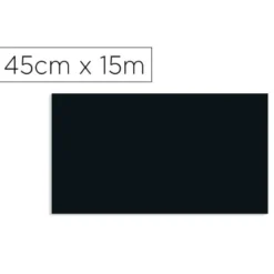 ROLLO ADHESIVO D-C-FIX NEGRO MATE ANCHO 45 CM LARGO 15 MT