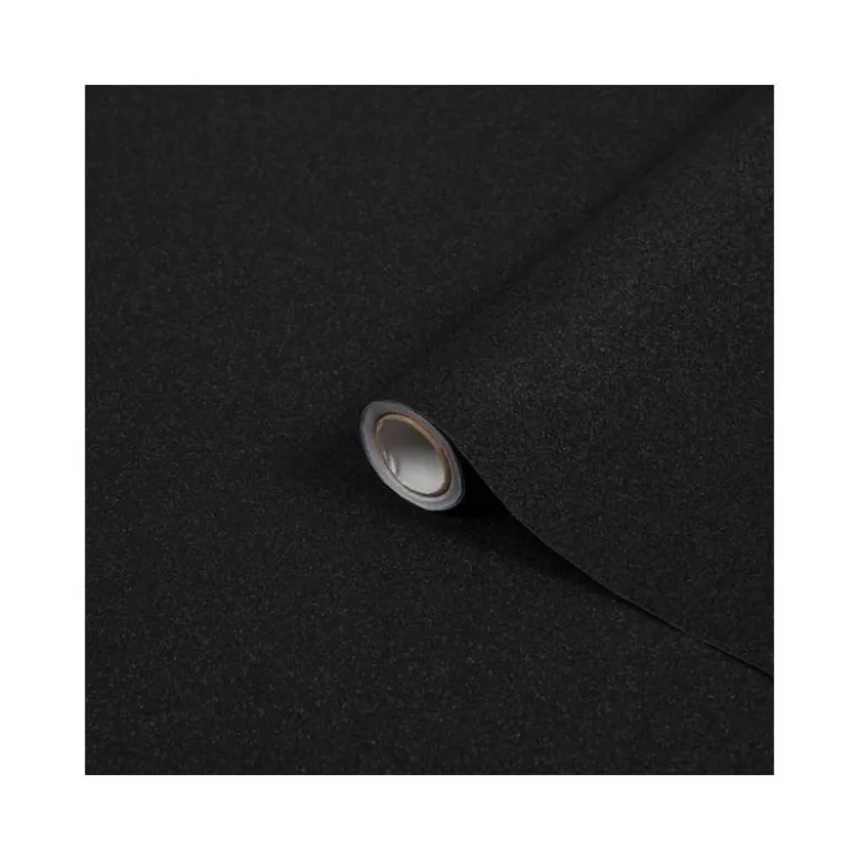 ROLLO ADHESIVO D-C-FIX NEGRO METAL BRILLO ANCHO 45 CM LARGO 1,5 MT