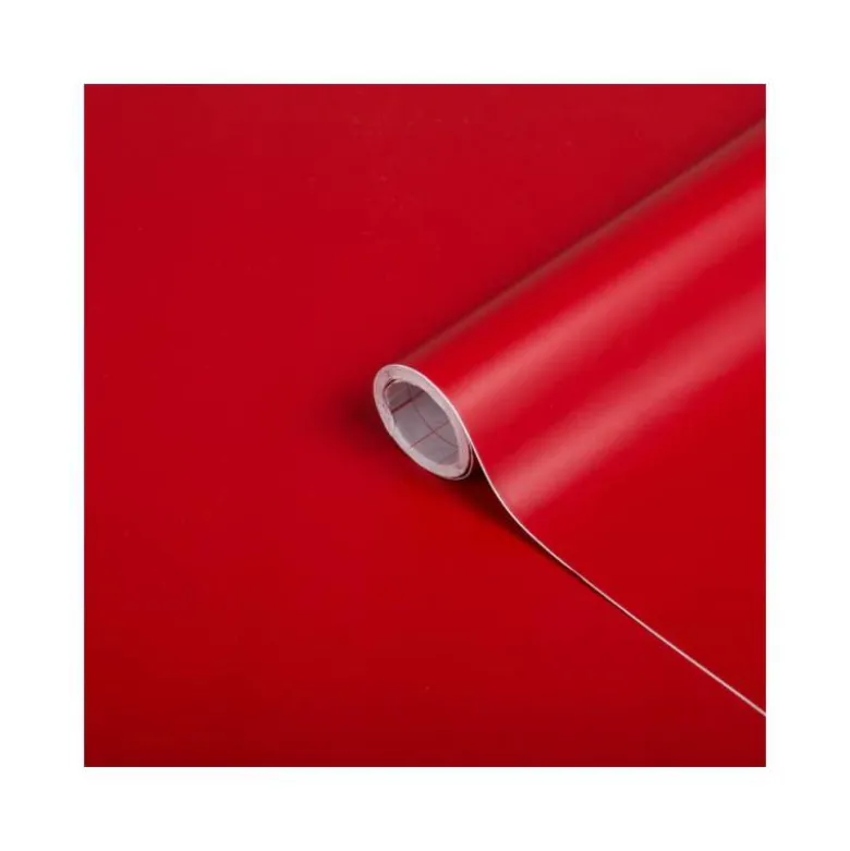 ROLLO ADHESIVO D-C-FIX ROJO SEÑALES MATE ANCHO 45 CM LARGO 15 MT